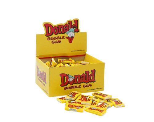 Donáld rágó 100 db - Sárga