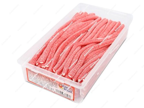 King Regal savanyú epres kábel gumicukor 1,5 KG