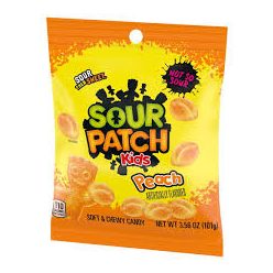 Sour Patch Kids Peach Barack Ízű 140 gramm