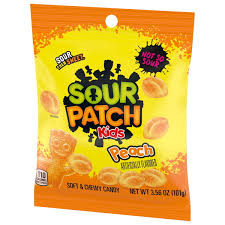Sour Patch Kids Peach Barack Ízű 140 gramm