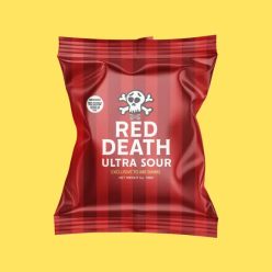   Red Death Super Sour - Exclusive to Mr Simms - szuper savanyú cukor 100g