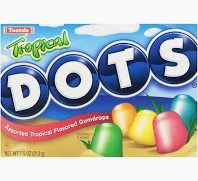 Dots Tropical Trópusi Gyümölcs Ízű Gumicukor 184g
