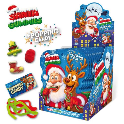 Santa Gummies + Popping Candy 25g