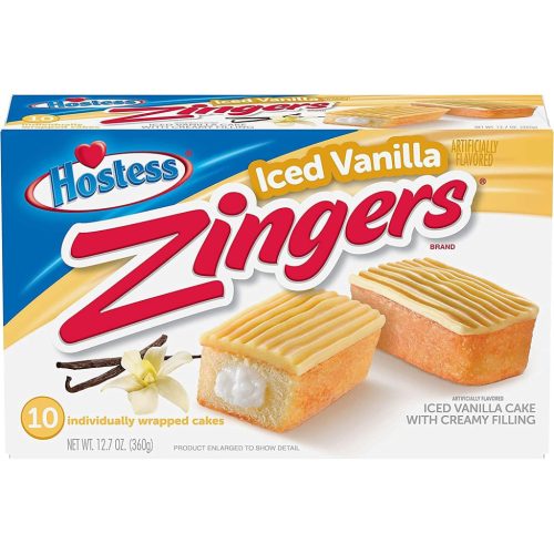 Hostess Zingers Iced vanilla