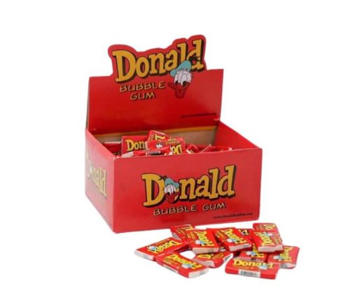 Donáld rágó 100 db - Piros