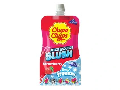 Chupa Chups Strawberry Slush eper ízű jégkása 250ml