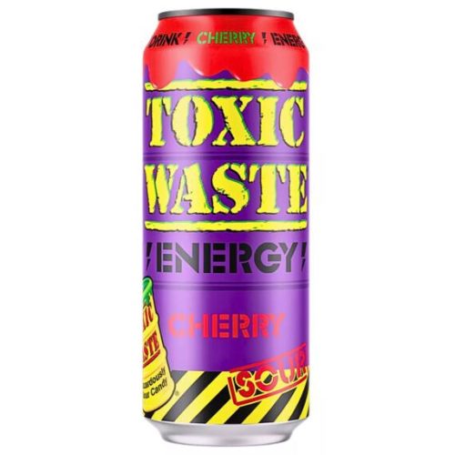 Toxic Waste Sour Apple Energy Drink savanyú cseresznye ízű energiaital 500ml 