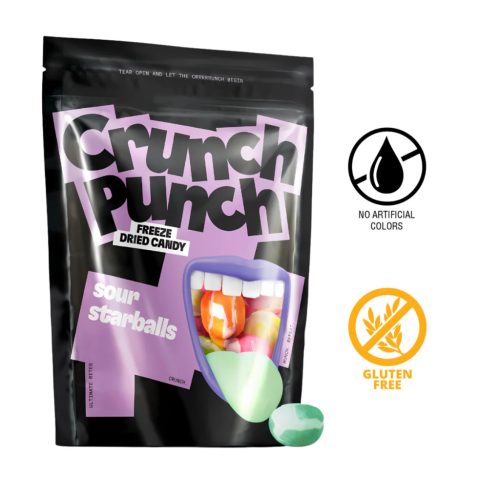 Crunch punch Sour starballs 100 gramm