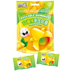   Sweet Flash Peelable mangó 75 gramm - mangóízű hámozható gumicukor