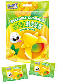 Sweet Flash Peelable mangó 75 gramm - mangóízű hámozható gumicukor