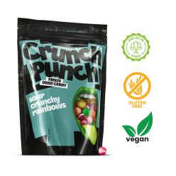 Crunch punch Sour crunchy rainbows 100 gramm