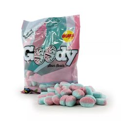 BUBS GOODY SOUR OVALS Blueberry- raspberry 90G